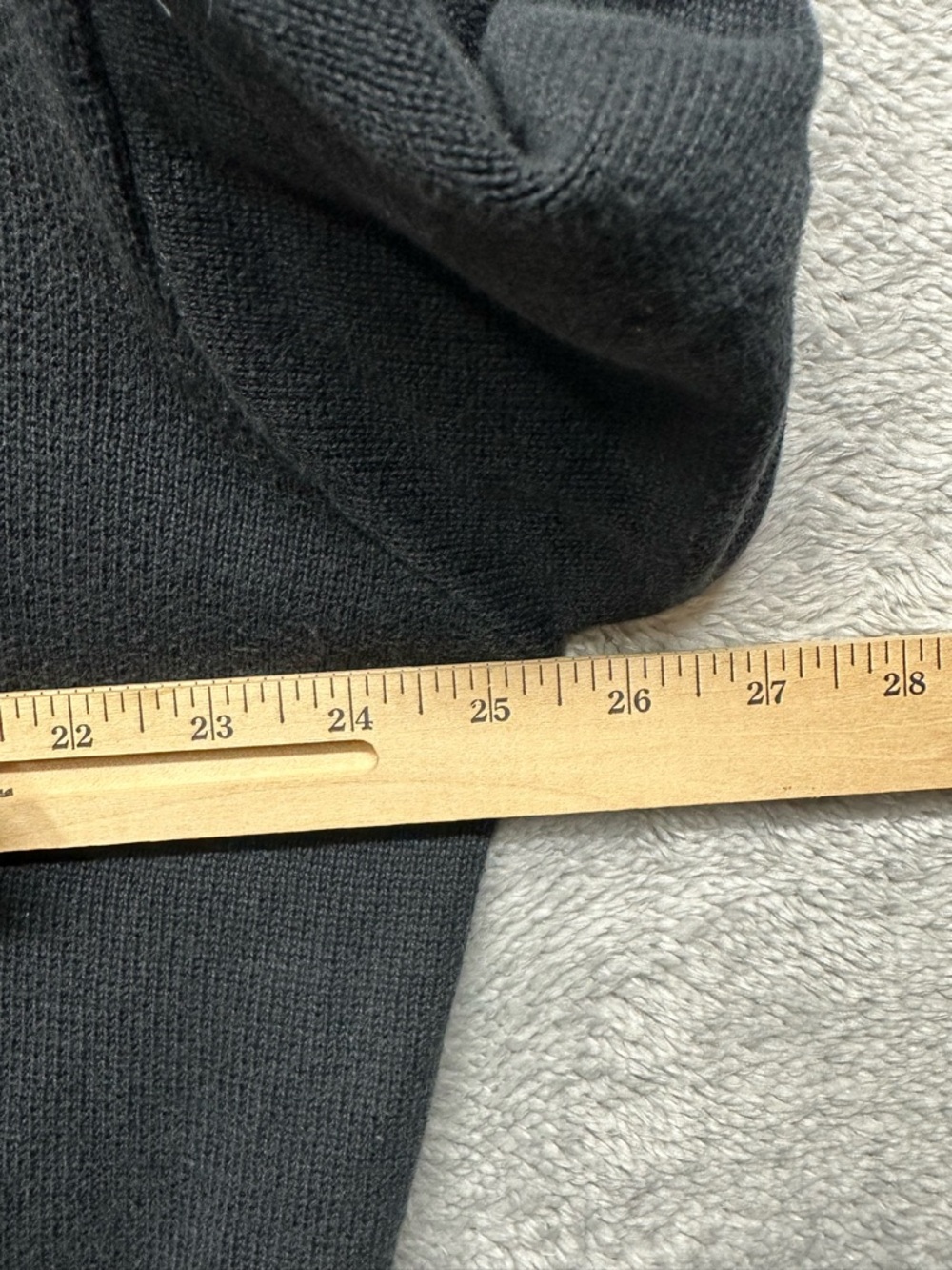 Polo Ralph Lauren Navy Knit Polo Sweater Large Cotton Long Sleeve Classic Logo - Picture 5 of 7